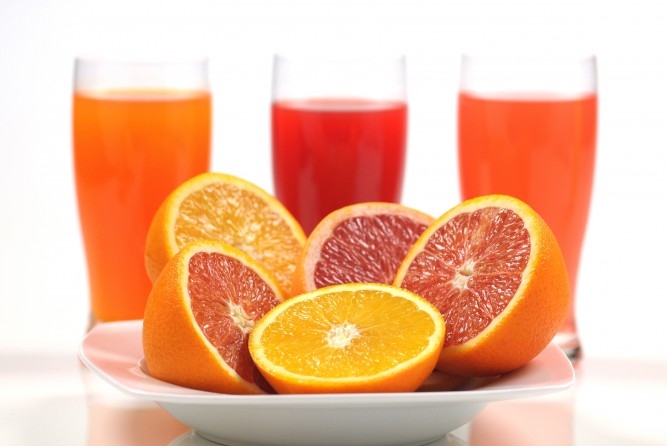 agrumi , succhi di frutta