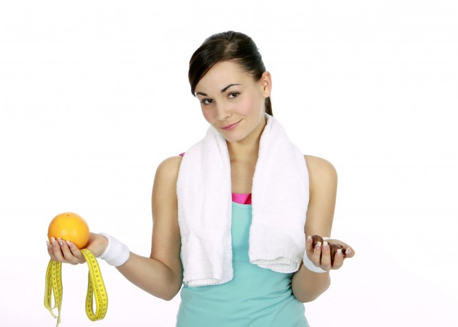 Schwere Entscheidung, Obst oder Schokolade