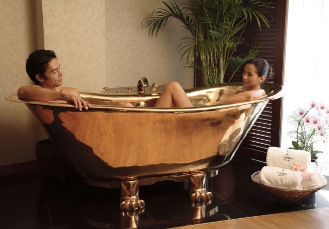 Royal Bath at the Spa Botanica at Sentosa Resort & Spa in Singapore