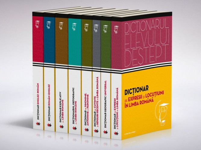 Dictionarul elevului destept (set, cotoare)