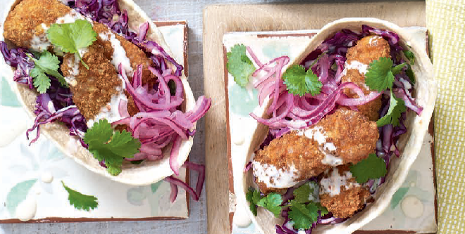 tacos cu peste crocan