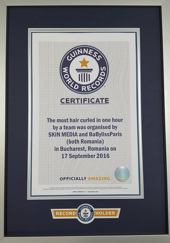 certificat guiness world record