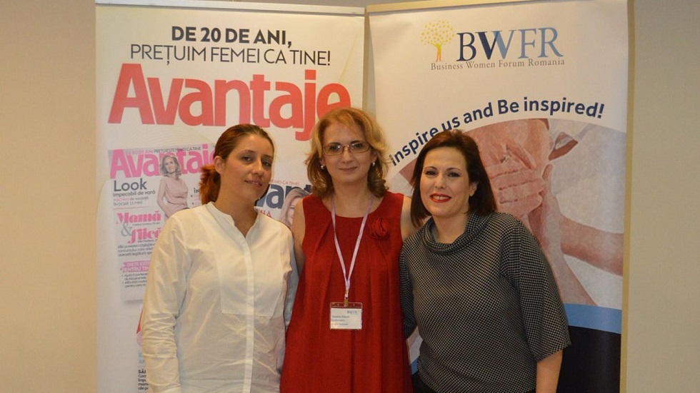 Daniela Palade Teodorescu, Osnat Peled, Alina Stanciu ca conferinta MUZA PR&Advertising
