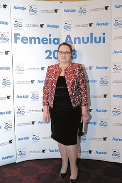 Mihaela Sasarman Femeia anului 2013 pentru proiecte de advocacy impotriva violentei domestice