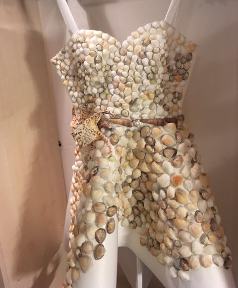 Rochie de mireasa cu scoici