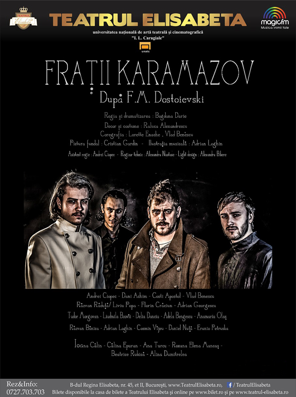 Frații Karamazov la Teatrul Elisabeta