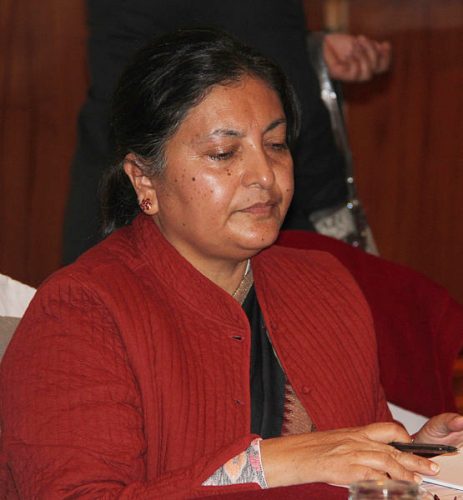 Cele 10 femei președinte. BIDHYA DEVI BHANDARI, Nepal. Foto: Ganesh Paudel