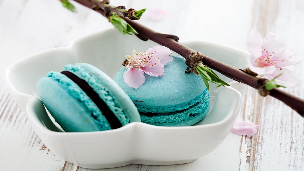 macaroons albastre