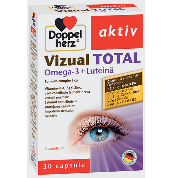 doppelherz aktiv vizual total omega 3 + luteina