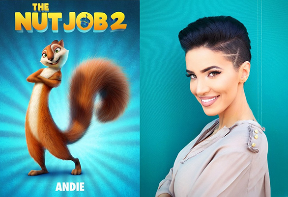 Adelina Pestriţu este veveriţa Andie