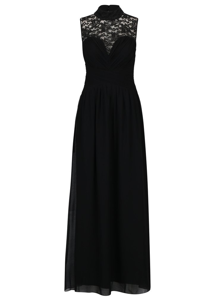 rochie neagră lungă black friday zoot