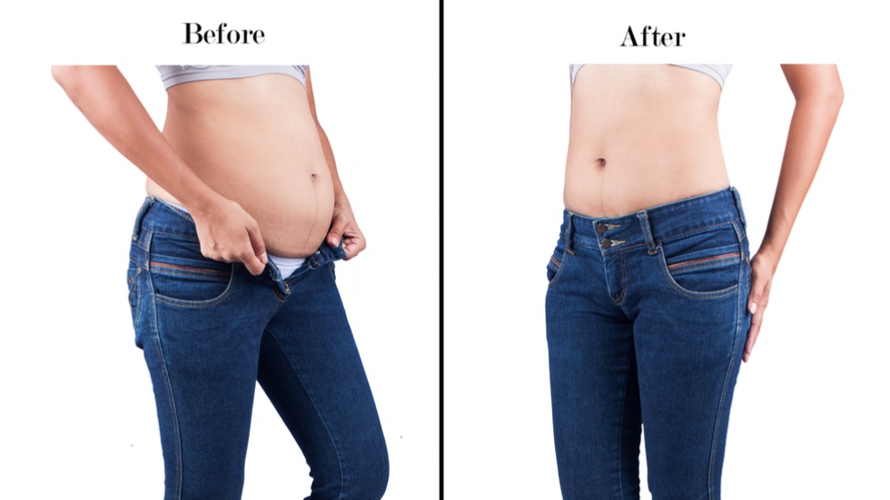 cum de a elimina muffin top grăsime