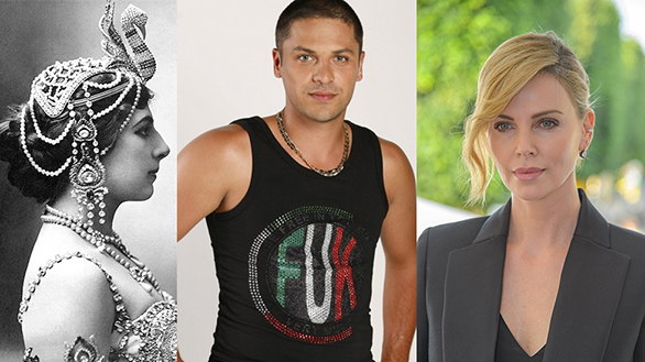 Personalitățile născute în Zodia Leului pe 7 august, Mata Hari, Charlize Theron, Augustin Viziru