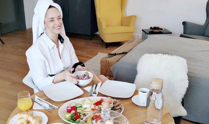 Cum se mentine in forma Andreea Marin