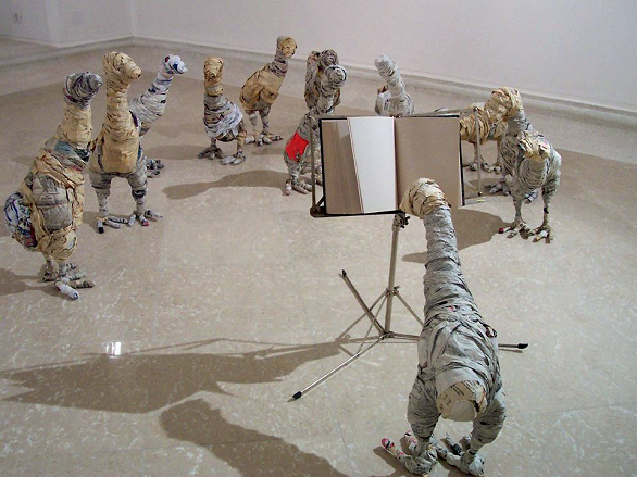 sculptura în hârtie