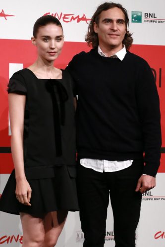 Joaquin Phoenix și Rooney Mara, Roma 2013