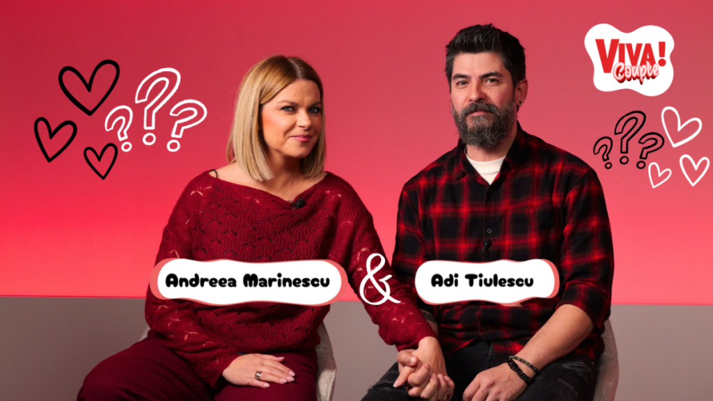 Andreea Marinescu și soțul ei, Adi Tiulescu