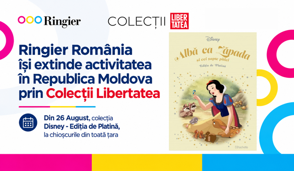 Ringier România își extinde activitatea în Republica Moldova și lansează colecția Disney – Ediția de Platină