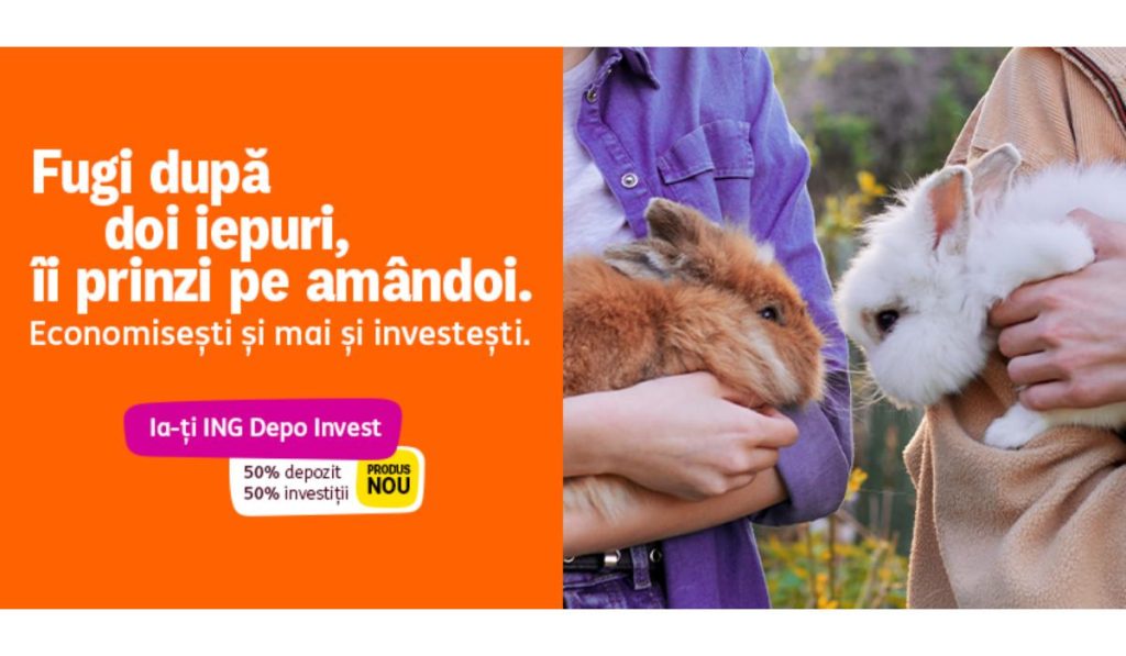 Ce faci cu banii puși deoparte? ING Bank lansează un produs prin care economisești și investești în același timp: ING Depo Invest
