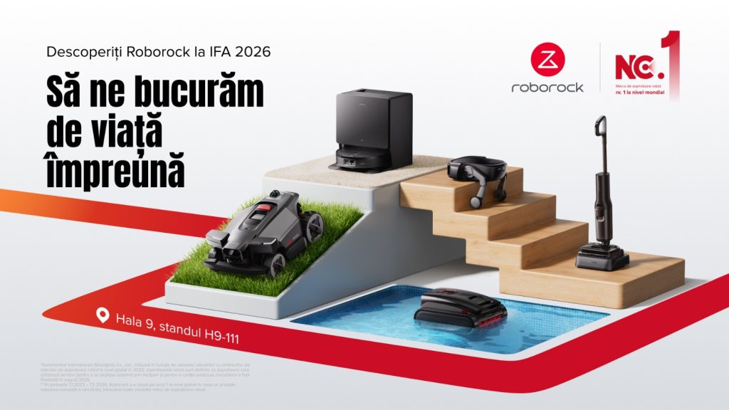 De la living la piscină: Roborock prezintă la IFA 2026 noua generație de soluții inteligente pentru curățenie